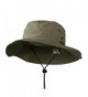 Extra Big Size Brushed Twill Aussie Hats - Olive (For Big Head) - CH11M5D8Y19
