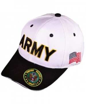 Buy Caps and Hats U.S. Army Veteran Military Baseball Cap Mens One Size White - CU11WELEP51