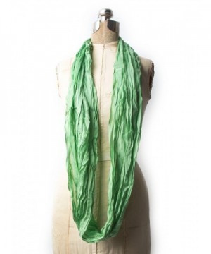 Bohomonde Cotton Crinkle Infinity Celery in Fashion Scarves