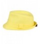 Womens Colorful Cotton Trilby Fedora in Women's Fedoras