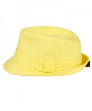 Womens Colorful Cotton Trilby Fedora in Women's Fedoras