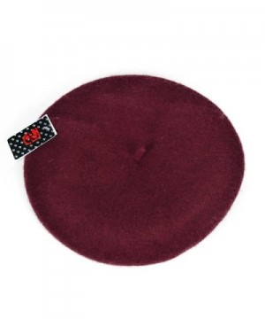 Style Women Beret Winter Claret