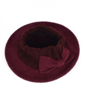 Style Women Beret Winter Claret in Women's Berets