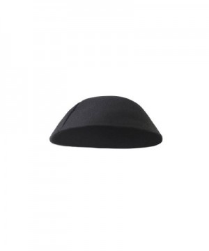 Black Terylene Kippah Polyester Yarmulke