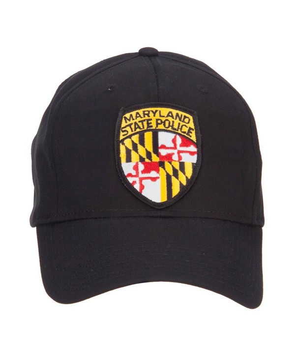 Maryland State Police Patched Cap - Black - CI124YMWNV5