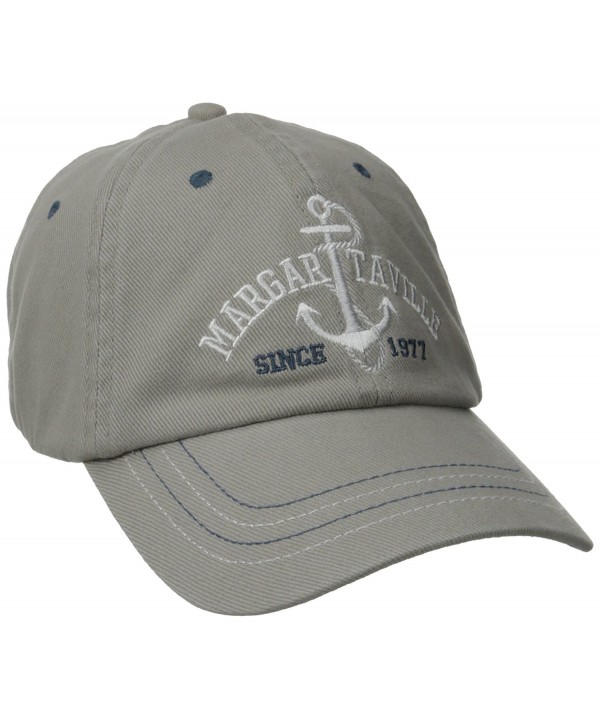 Margaritaville Men's Anchor Hat - Gray - CJ11VJ1QQ0J