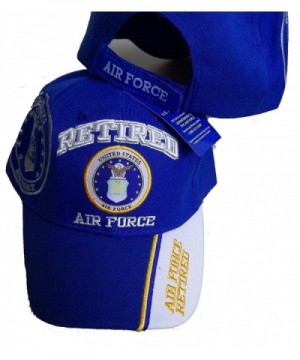 RETIRED FORCE BASEBALL EMBROIDERED veteran in Men's Baseball Caps