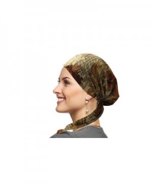 Ahead Collection Pretied Bandana Chemo Scarf - Rust Feathers - C9125R259AH