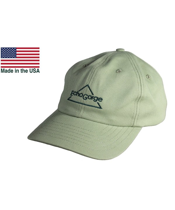 EchoGorge Unisex Twill Ball Cap. Made in the USA - C112NRJJBO9