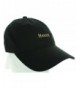 Henny Hat Dad Embroidered Black