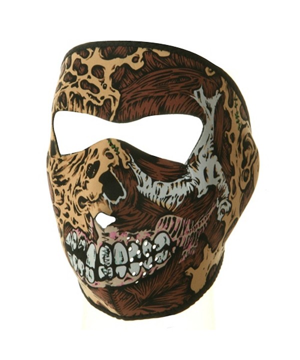 Neoprene Full Face Mask - Road Rash - CX114YSRW7F