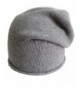 Frost Hats Italian Cashmere Slouchy - Gray - CZ11UIQUJXV