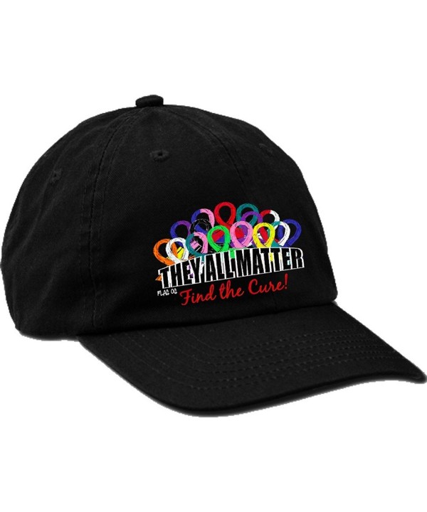 Fight Like a Girl They All Matter Embroidered Cap by - Black - CR128R9PMJB