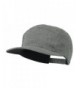 Jersey Fabric 5 Panel Snapback Cap - Charcoal - C111KYP78IP