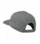 Jersey Fabric Panel Snapback Cap