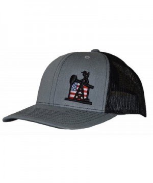 Pumpjack Cowboy The Patriot- Trucker Style Hat- OSHA - CH12H01U15R