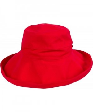 Sakkas Everyday Essentials Cotton Summer Hat - Red - CC11JNR1PTN