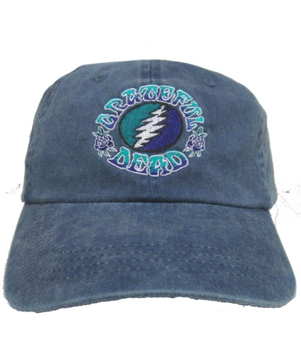 Grateful Dead Bolt Embroidered Baseball Cap - CD129LRWZ8T