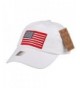 RufNTop Black Eagles American Flag Cap 100% Cotton Classic Dad Hat Plain Baseball Cap(One Size) - Wash White - C5185U4Z5A9