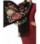 TLIH Womens Top Class Peony Embroidered in Cold Weather Scarves & Wraps