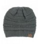 Hatsandscarf CC Exclusives Unisex Soft Stretch Fuzzy Lined Beanie Hat (HAT-25) - Lt. Mel Grey - C2189O7ZWHI