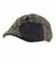 Men's Winter Fall 100% Wool 14 Patch Duckbill Ivy Driver Cabby Cap Hat - Gray - CO12N79EU3E