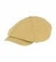 NTC TNC Men and Women's newsboy Gatsby IVY Cap Golf Cabbie Driving Hat Mustard - C312EALR9TP