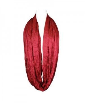 Wrapables Lightweight Silky Infinity Burgundy