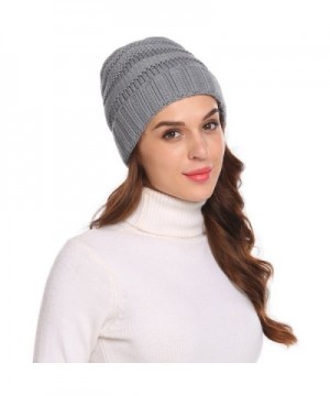 Chigant Knit Beanie Headwear Stretchy in Men's Skullies & Beanies