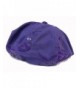 Purple Sequin Floral Pattern Newsboy in Women's Newsboy Caps