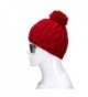 Nine City Knitted Beanie Pom in Women's Skullies & Beanies