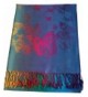 Butterfly Design Shawl Pashmina Scarf Wrap Stole Throw Pashminas CJ Apparel NEW - Turquoise - C312O1IL42J