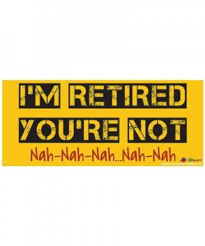 Retired Bumper Sticker Retirement Womens