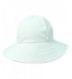 Luxury Divas Reversible Rain Or Sun Style Bucket Hat - White - CY113RSDN3Z
