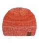 ScarvesMe Exclusive CC Ombre Knitted Beanie - Orange - CA12LH5D3DJ