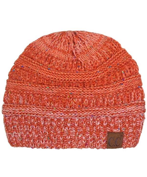 ScarvesMe Exclusive CC Ombre Knitted Beanie - Orange - CA12LH5D3DJ