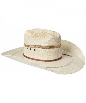 Ariat Men's 2-Tone Bangora Open Brim Cowboy Hat - Natural/Tan - CS11XEXGICB