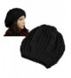 INSTEN Women Knit Crochet Hat - Black - C411QHYUW4T