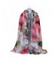 XUANOU Chiffon Scarf Fashion Lady Long Wrap Women's Shawl Scarves - Pink - CY12MNR2KY3