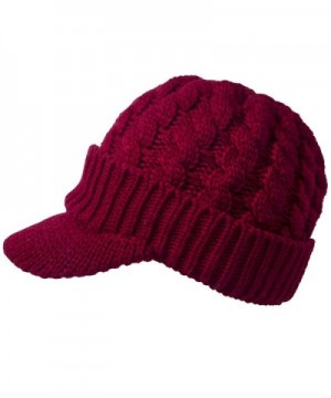 Sierry Cable Beanie Winter Visor