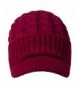 Sierry Cable Beanie Winter Visor in Women's Skullies & Beanies