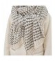 Chunky Cable Soft Mohair Knit Scarf Long Fluffy Wrap for Women Men in Winter FP02 - White - CQ187E3XDEN