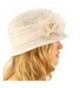 Summer Flapper Sinamay Floral Hat in Women's Bucket Hats