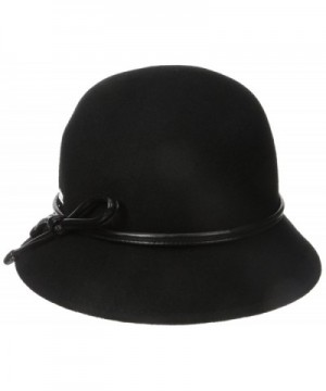 Betmar Women's Christina Felted Bucket Hat - Black - CV124W7V40N