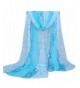 HN Fashion Women Printing Long Soft Wrap Scarf Ladies Shawl Georgette Scarves - Light Blue - CX12OC0ZRCF