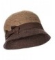 Winter Cloche Hat for Women Camel Cloche Hat 100% Wool Twenties Style Bell Cloche - CX12N797ZDH