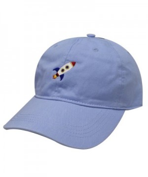 City Hunter C104 Rocket Cotton Baseball Dad Caps 17 Colors - Sky - CO12O5LO5WY