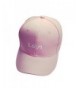 Hat-UPLOTER Embroidery Cotton Baseball Cap Boys Girls Snapback - Pink - C012M4PPYER
