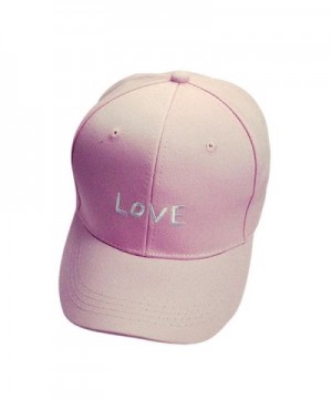 Hat-UPLOTER Embroidery Cotton Baseball Cap Boys Girls Snapback - Pink - C012M4PPYER