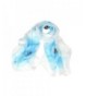 Bbonlinedress Women's Soft Sheer Chiffon Shawl Flower Print Ladies Beach Wrap - Blue Flower - CL182DQZXTN